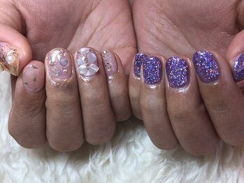 ルタン(LUTAN)/チグハグネイル ¥7500~