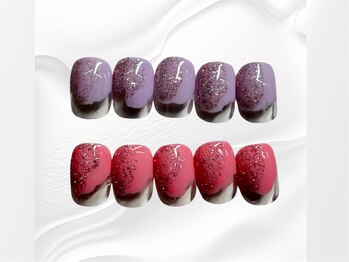 ユメノソラ 越谷店(yumeno空)/塗りかけデザイン ¥3900