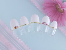 シューズネイルプロデュース/ストレートフレンチネイル