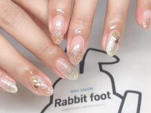ネイルサロン ラビットフット(Rabbit foot)/ラメグラ4000円