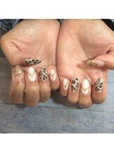 エクステ ネイル アイラッシュ サルサ グレイス 千葉店(SALSA GRACE)/レオパード可愛さ◎