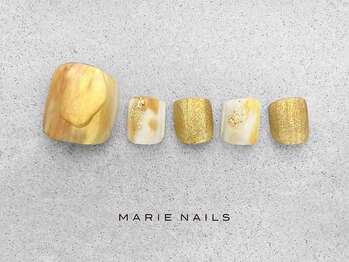 マリーネイルズ 横浜店(MARIE NAILS)/Foot¥8,800 ぷっくり0829d