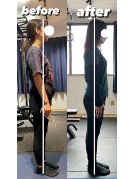 ビーネクスト 福島店(Be Next)/お客様の変化（姿勢改善）