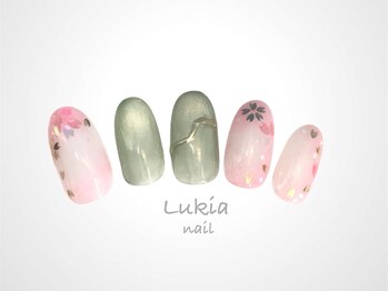ルキア(Lukia)/春☆桜ネイル