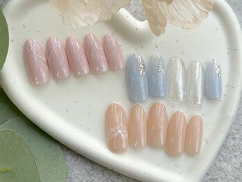ネイルエルーシェ 立川店(Nail Ercher)の写真/【お爪に優しいパラジェル有♪】季節やトレンドに合わせた上品デザインでいつでも好印象の美しい手元に☆