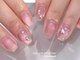 ネイルライフ 目黒店 恵比寿 白金(NailLife)の写真/ジェルはすべて韓国ブランド、スワロで煌めく指先♪