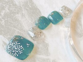 雪の結晶ネイル【¥13500】