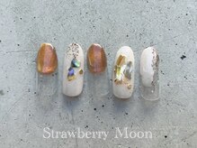 サロンストロベリームーン(Salon Strawberry Moon)/マグネットネイル　￥7980