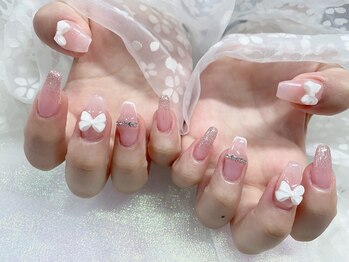 モルフォネイル(Morpho nail)/ワンホンキラ キラリボン