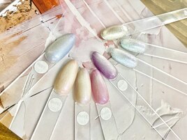 春色マグネットネイル