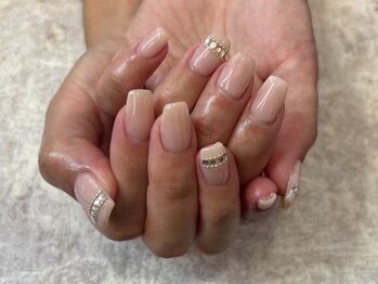 ガーデン ヘア&エステ&ネイル Garden/ヌーディーネイル