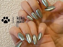 キキネイル 二子玉川(kikinail)/ミラーネイル/秋冬ネイル