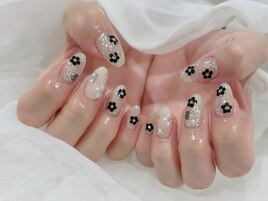 《パラジェル》お花ネイル