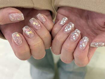 サンジュウヨン(34)/キラキラネイル パラジェル