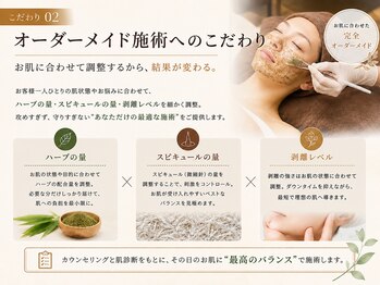 ボニータアンジュ 恵比寿(Bonita Ange)/当サロンハーブピーリングの特徴