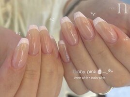 ベビーピンクフレンチネイル