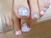 アミュリー ネイル アトリエ(Amury nail atelier)/ちぐはぐ シェル 大人 上品