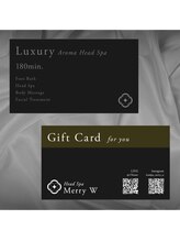 メリーダブリュー(Merry W)/ギフトカード（180分）郵送可能