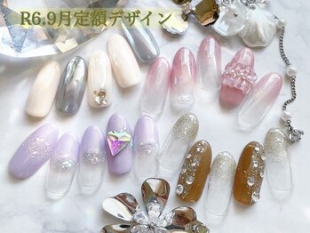 ネイルサロン キュラソー(Curacao)/R6.9月定額デザイン