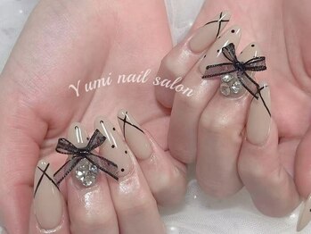 ユミ(Yumi)の写真/【トレンドカラーでおしゃれな指先に☆】800色のカラーと1500種類のパーツであなたのやりたい!を叶える♪