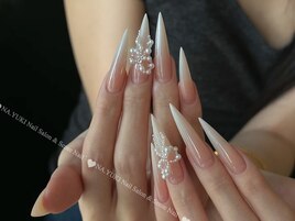 高級感リボンネイル