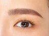 眉毛アイブロウデザインWAX＋まつげパーマ＋眉メイクあり