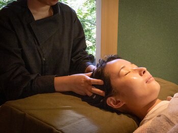 サロンモノノバ(SALON MONONOBA)の写真/非日常的な空間でヘッドスパを体験して自分を労わる時間。眼精疲労の方にも◎な癒しを☆