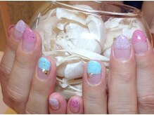 ネイルズ ララ(nails Lala)/お菓子みたいなつぶつぶ入り。