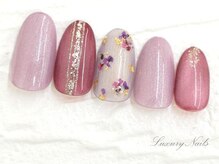 ラグジュアリーネイルズ オオミヤ(Luxury Nails Omiya)/マグネット*押花ネイル