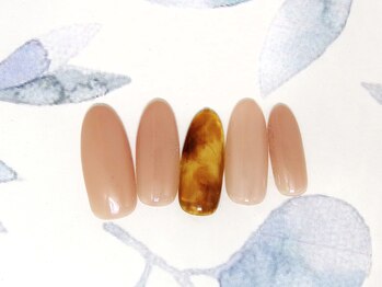 ネイルライフ(NailLife)/シンプルべっ甲♪