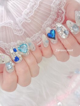 ファラウェイネイル(Faraway nail)/キラキラネイル☆
