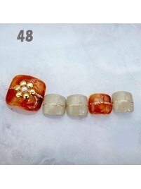 フットネイル：No.48