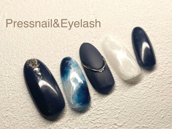 プレス ネイルアンドアイラッシュ(PRESS NAIL&EYELASH)/【ハンド】定額※オフ込￥12800