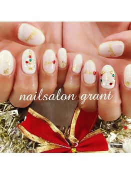 グラント(NAIL SALON&SCHOOL grant)/クリスマスネイル 8300円