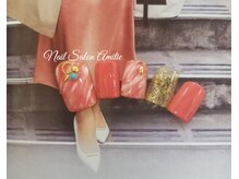 ネイルサロン アミティエ(Nail Salon Amitie)/マーブル大人カジュアルfoot