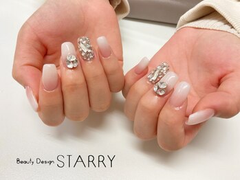 スターリー(STARRY)/ホワイトグラデ スカルプ