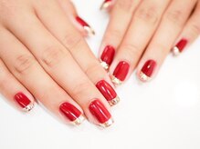 ビューティービースト フォー ネイルアンドアイラッシュ 松浜店(beauty:beast)/ゴージャスガラスフレンチ☆