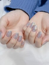 ティナ ネイルスタジオ(Tina Nail Studio)/ワンカラーキラキラ
