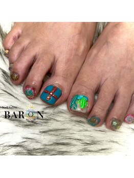 バロン 新宿店(BARON)/フットアート♪