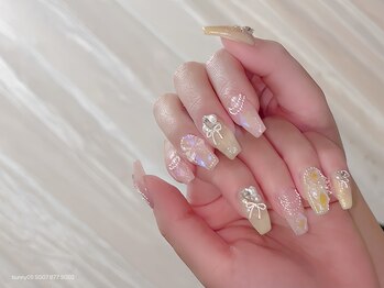 フィオナ 大久保店(Fiona)/うるちゅるワンホンネイル#新宿