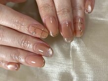 ネイルサロン モネ(Monet)/チェック＋マグネット