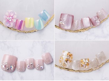 ルシア(LUCIA)の写真/【ご新規/再来クーポン多数◎】シンプル～華やかまで幅広くおしゃれなネイルができるプライベートサロン☆