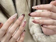 ベストネイル 大宮東口店(Best Nail)/クリスマス持ち込みフレンチ