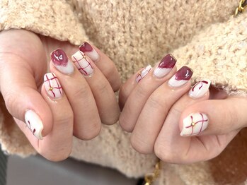 エイト ネイル 渋谷駅前店(eight nail)/冬ニュアンス