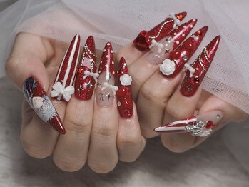 ネイルアトリエ コン(nail atelier kon.)の写真/こだわりの推し活ネイルは芸大卒ネイリストにお任せください☆豊富なパーツ・200色以上のカラーをご用意！