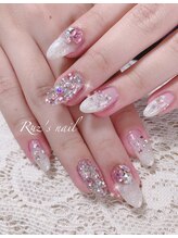 ラズネイル(RUZ'S NAIL)/【秋本】ブライダルネイル