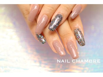ネイル シャンブル(nail CHAMBRE)/シンプルロングネイル