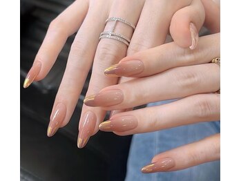 トゥインクネイル 天神(Twink nail)/ミラーフレンチ