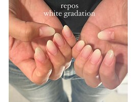 白グラデーション¥5500