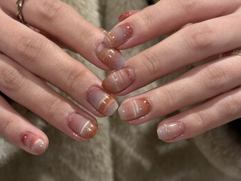 フィロンネイル 本町店(filonnail)/持込90分:ニットネイル